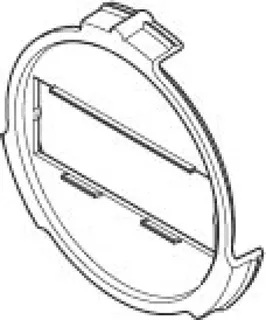 Dornbracht Halter ERSATZTEILE 091840139 51x 6,5 x 51 mm