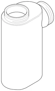 Dornbracht Gehäuse für Geruchverschluss ET 091922080 52 x 96 x 145 mm Chrom