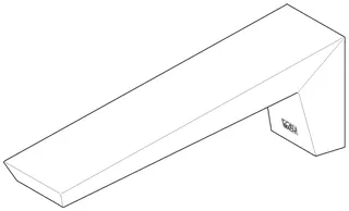 Dornbracht Auslauf ERSATZTEILE 09197300210 46,4 x 82 x 229,2 mm Chrom