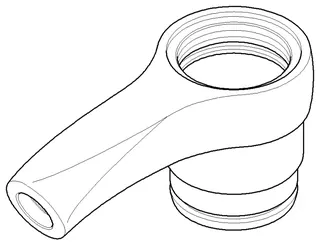 Dornbracht Körper ERSATZTEILE 091992021 55 x 63 x 129 mm Chrom