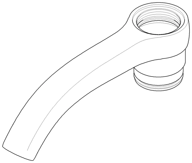 Dornbracht Körper ERSATZTEILE 091992022 217 x 64 x 55 mm Chrom