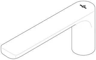 Dornbracht Auslauf ERSATZTEILE 091996023 54 x 116 x 278 mm Chrom