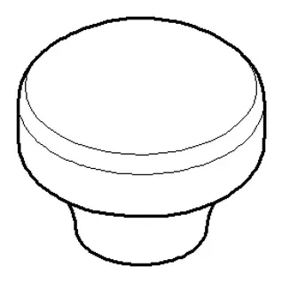 Dornbracht Zugknopf ERSATZTEILE 092036030 D 30 x 27 mm Platin gebürstet