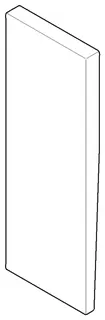 Dornbracht Gr. für Waschtisch Wand ET 092073044 45 x 8 x 125 mm Champagne (22kt Gold)