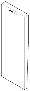 Dornbracht Gr. für Brause Wand ET 092073048 45 x 8 x 125 mm Champagne (22kt Gold)