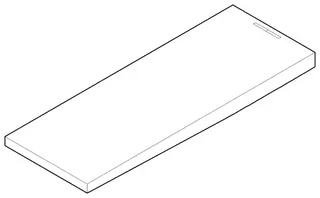 Dornbracht Gr. für Wanne Stand ET 092073049 52 x 8 x 145 mm Champagne (22kt Gold)