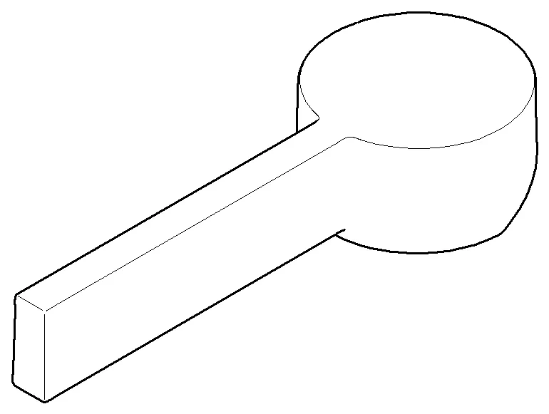 Dornbracht Griff ERSATZTEILE 092079040 120 x 43 x 23 mm Platin gebürstet