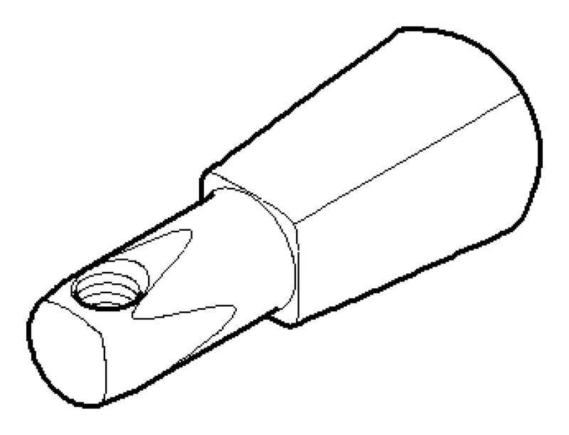 Dornbracht Zugknopf ERSATZTEILE 092091032 13,5 x 47,5 x 13,5 mm Chrom