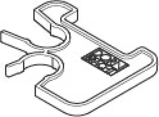 Dornbracht Befestigung ERSATZTEILE 092093051 43 x 35 x 3,5 mm