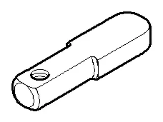 Dornbracht Zugknopf ERSATZTEILE 092096005 8 x 5 x 30 mm Chrom