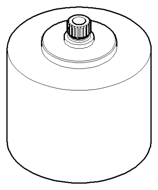 Dornbracht Griff ERSATZTEILE 092097022 D 46 x 47,5 mm Platin gebürstet