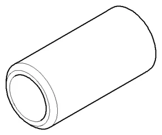 Dornbracht Haube ERSATZTEILE 092102009 D 26 x 52 mm Platin gebürstet