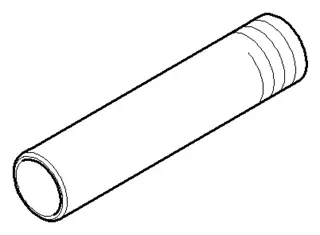 Dornbracht Haube ERSATZTEILE 092102030 D 12 x 54,5 mm Chrom