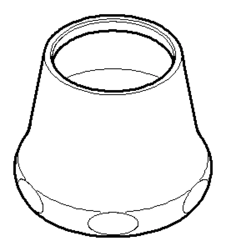 Dornbracht Haube ERSATZTEILE 092102055 24 x 29 x 30 mm weiß