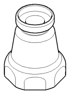 Dornbracht Haube ERSATZTEILE 092102065 32 x 30 x 37 mm Chrom