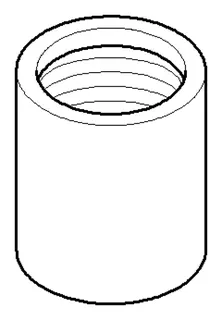 Dornbracht Haube ERSATZTEILE 092102070 D 26 x 30 mm Platin gebürstet