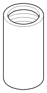 Dornbracht Haube ERSATZTEILE 092102071 D 26 x 50 mm Chrom