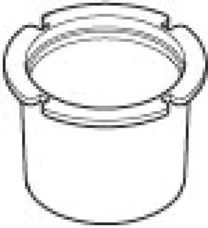Dornbracht Bauschutzkappe Schutzkappe ERSATZTEILE 092102090 D 25 x 18 mm