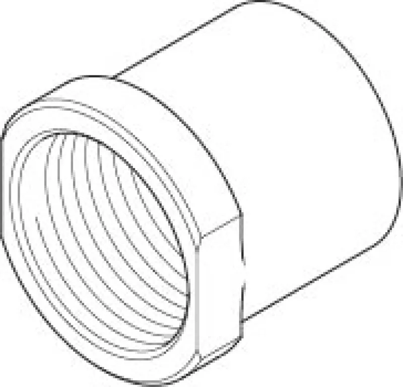 Dornbracht Haube/Hülse Spannhülse ERSATZTEILE 092102128 D 50 x 46 mm