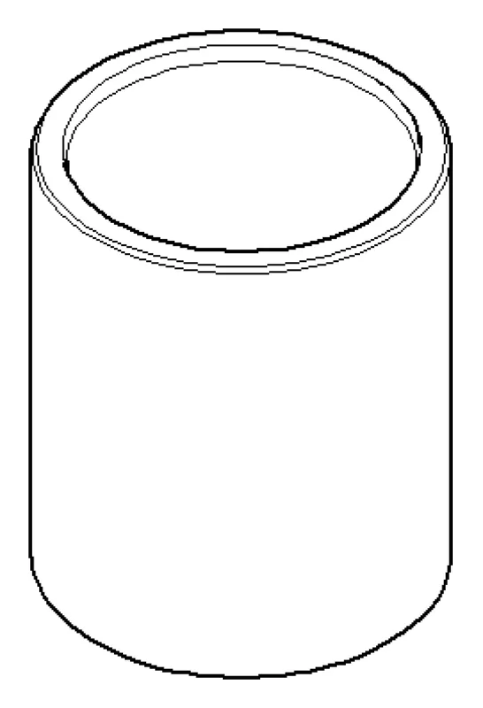 Dornbracht Haube ERSATZTEILE 092102140 D 30 x 36 mm Platin gebürstet