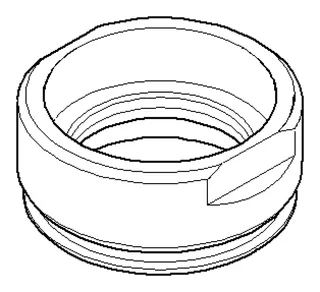 Dornbracht Haube ERSATZTEILE 092102141 D 35 x 16 mm Chrom