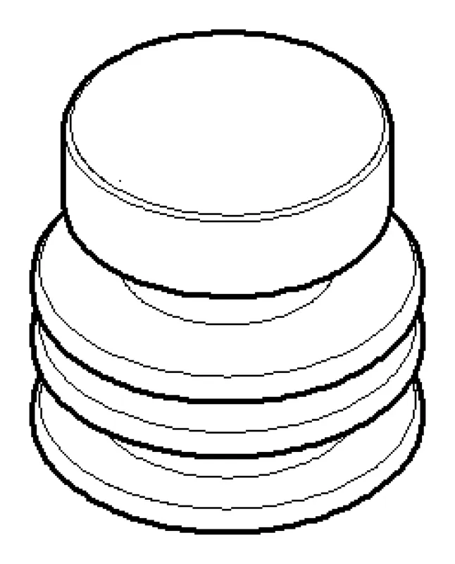 Dornbracht Bedienelement ERSATZTEILE 092133045 D 27 x 25,5 mm Chrom