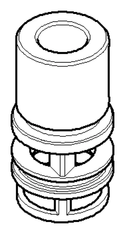 Dornbracht Umstellung ERSATZTEILE 092134080 D 19,40 x 37 mm Chrom