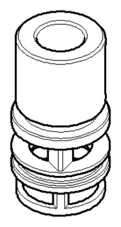 Dornbracht Umstellung ERSATZTEILE 092134080 D 19,40 x 37 mm Chrom
