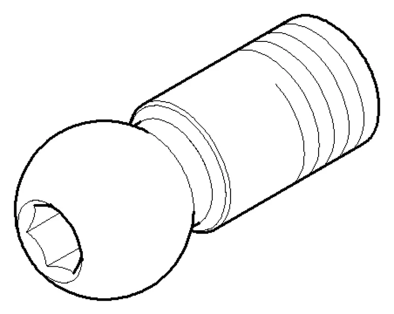 Dornbracht Kugelgelenk für Luftsprudler Bidet ET 092140016 D 26 x 58,5 mm Platin