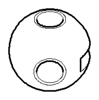 Dornbracht Umstellung ERSATZTEILE 092140026 18,5 x 20 x 19,5 mm Chrom