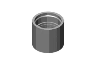 Dornbracht Luftsprudlerhülse ERSATZTEILE 092301014 D 21 x 19 mm Chrom