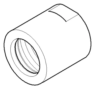 Dornbracht Befestigung Mutter ERSATZTEILE 092310100 D 33 x 35 mm Chrom