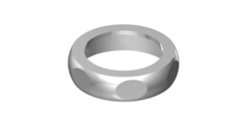 Dornbracht Überwurfmutter für Geruchsverschluss ET 092330015 1 1/4" Platin gebürstet