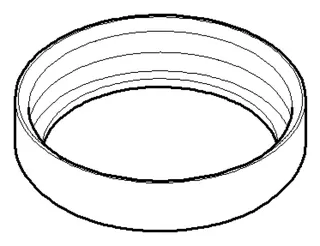 Dornbracht Befestigung für Geruchsverschluss ERSATZTEILE 092330021 1 1/4" Chrom
