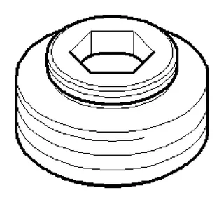 Dornbracht Nippel Reduziernippel ERSATZTEILE 092403012 M18 x 1 x 3/4" Chrom