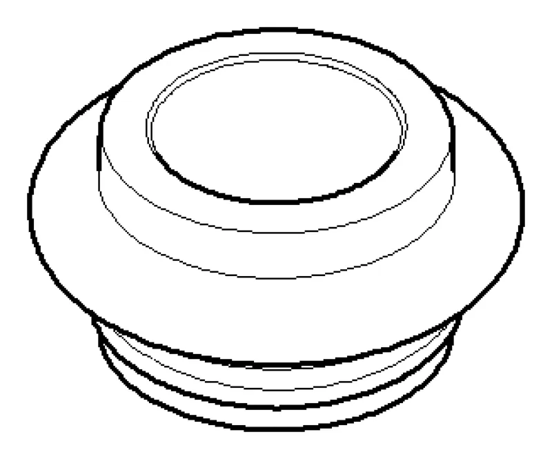 Dornbracht Nippel ERSATZTEILE 092403096 D 37 x 18,5 mm Chrom