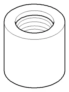 Dornbracht Anschluss für Regenbrause ERSATZTEILE 092403136 D 33 x 32 mm Chrom