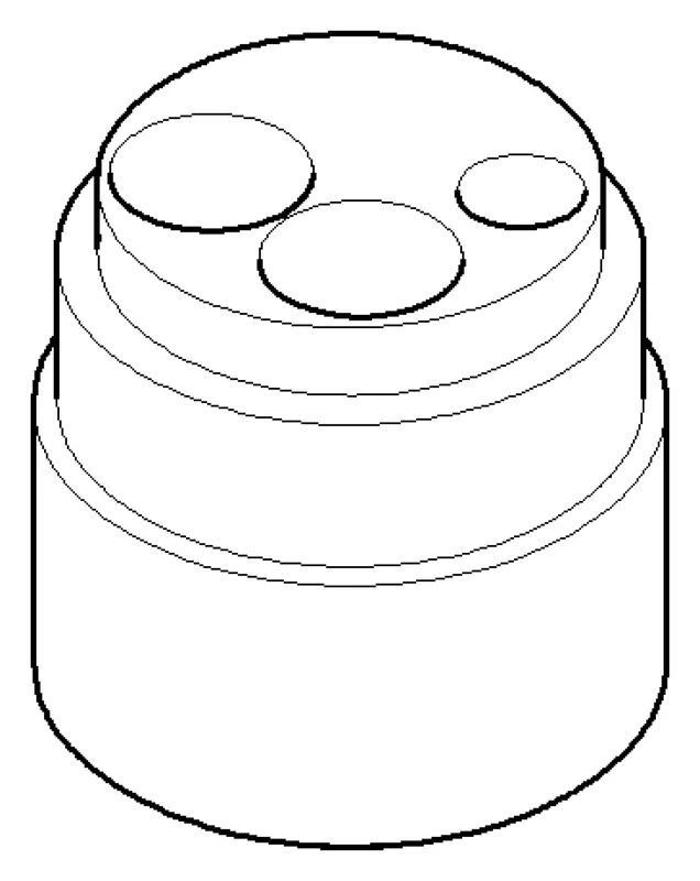 Dornbracht Anschluss ERSATZTEILE 09240314910 D 41,9 x 40 mm Chrom