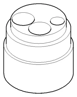 Dornbracht Anschluss ERSATZTEILE 09240314910 D 41,9 x 40 mm Chrom