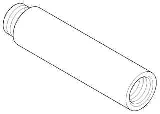 Dornbracht Verlängerung ERSATZTEILE 09240316910 1/2" x 100 mm
