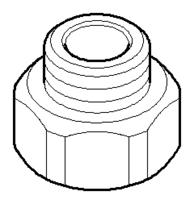 Dornbracht Nippel Reduziernippel ERSATZTEILE 092403185 1/2" x 3/8" Chrom