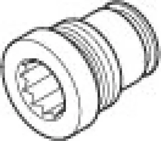 Dornbracht Nippel geschlossen ERSATZTEILE 09240320910 D 16 x 18,5 mm