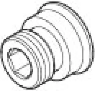 Dornbracht Nippel ERSATZTEILE 092403214 D 19 x 16 mm