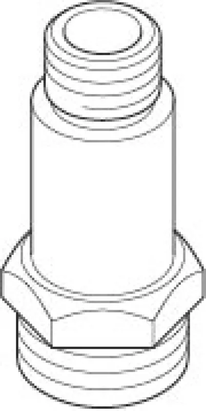 Dornbracht Nippel ERSATZTEILE 092404046 27 x 31,5 x 62 mm