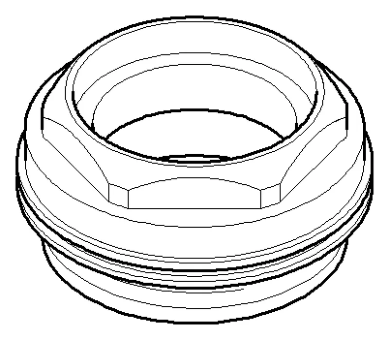 Dornbracht Anschluss ERSATZTEILE 092404106 D 47 x 23 mm Chrom