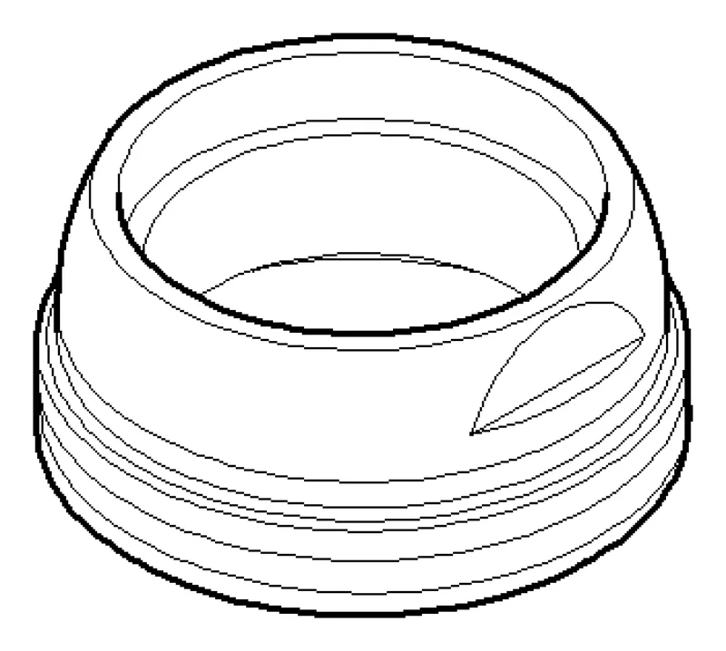 Dornbracht Befestigung ERSATZTEILE 092404141 D 40 x 18 mm Chrom