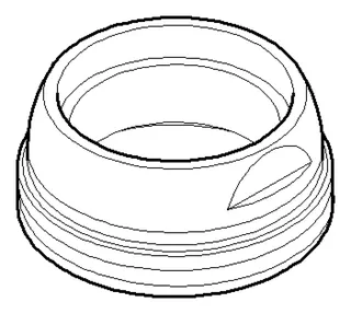Dornbracht Befestigung ERSATZTEILE 092404141 D 40 x 18 mm Chrom