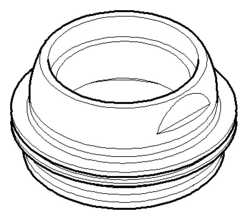 Dornbracht Befestigung ERSATZTEILE 092404142 D 45 x 21,5 mm Platin gebürstet