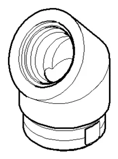 Dornbracht Nippel ERSATZTEILE 092404188 25 x 36 x 23 mm Chrom