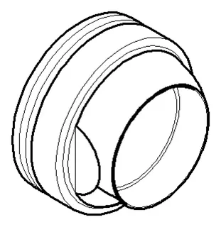 Dornbracht Befestigung Mutter ERSATZTEILE 092404241 D 35 x 20,5 mm Chrom
